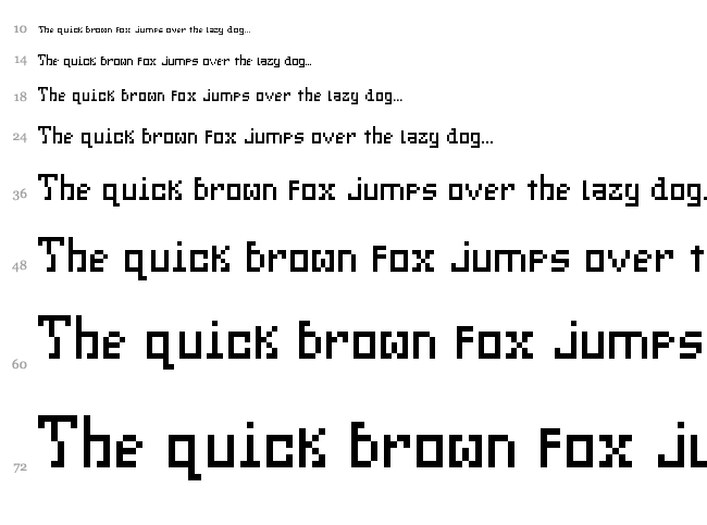 Little Monster font waterfall