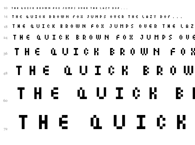 LittleLego font waterfall