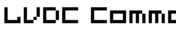 LVDC Common Pix2 font