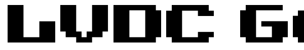 LVDC Game Over font