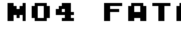 M04 Fatal Fury font