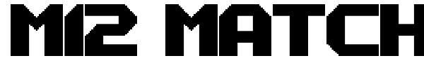 M12 Match Biker font