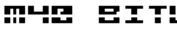 M40 Bitline font