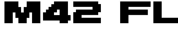 M42 Flight 721 font