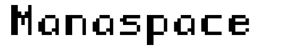 Manaspace font