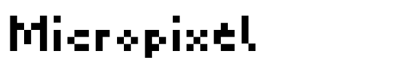 Micropixel font
