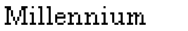 Millennium font