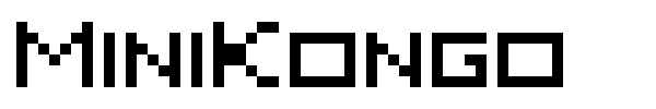 MiniKongo font