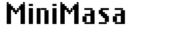 MiniMasa font