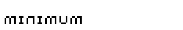 Minimum font