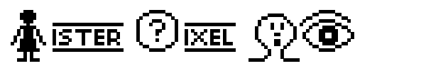 Mister Pixel 16 font preview