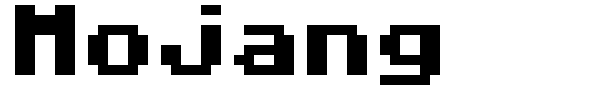 Mojang font preview