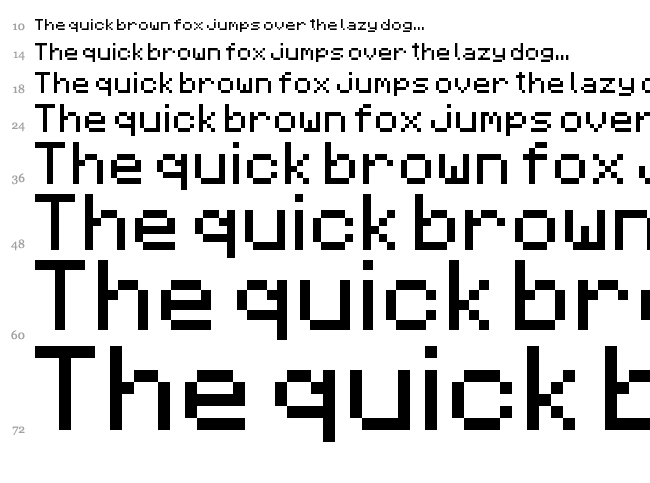 Mojang font waterfall
