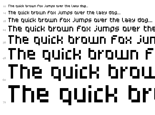 Monotype Gerhilt font waterfall
