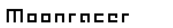 Moonracer font