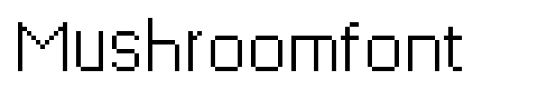 Mushroomfont font