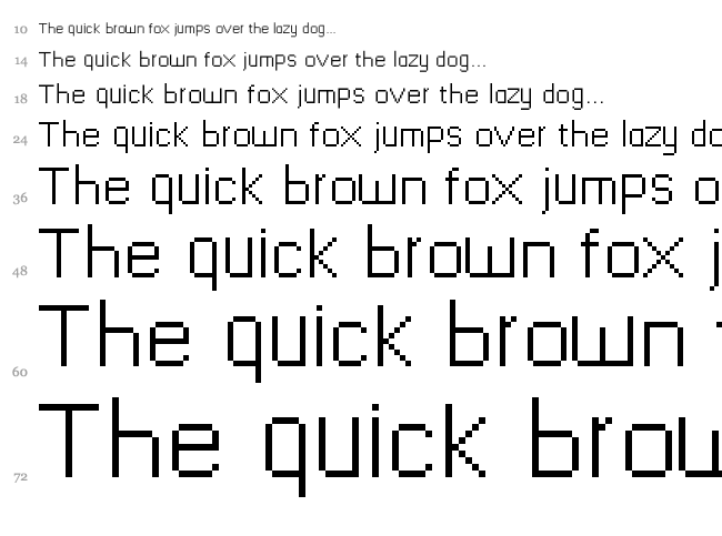 Mushroomfont font waterfall