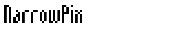 NarrowPix font