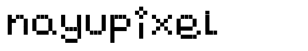 Nayupixel font