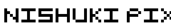 Nishuki pixels font