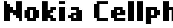 Nokia Cellphone FC font