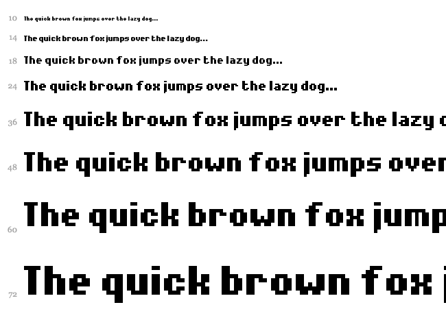 Notalot35 font waterfall