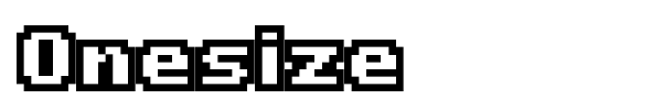 Onesize font