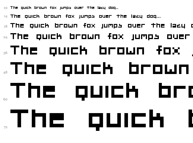 Org_v01 font waterfall