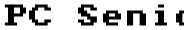 PC Senior font
