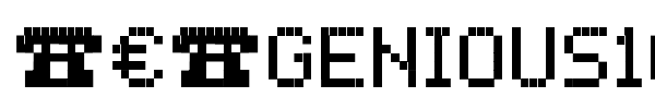 PEPgenious10 font