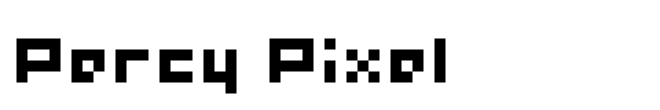 Percy Pixel font