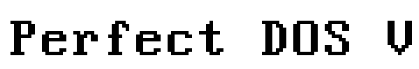 Perfect DOS VGA 437 font
