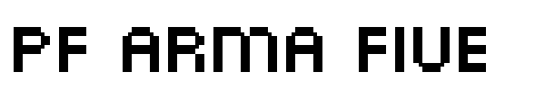 PF Arma Five font