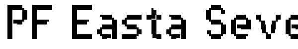 PF Easta Seven font