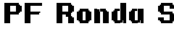 PF Ronda Seven font