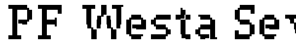 PF Westa Seven font
