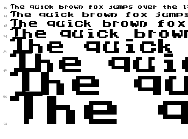 Phantalia font waterfall