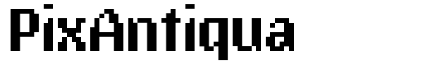 PixAntiqua font