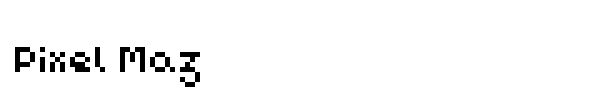 Pixel Maz font