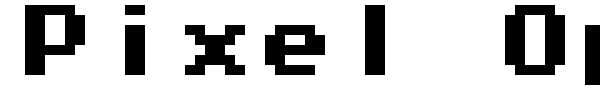 Pixel Operator font preview