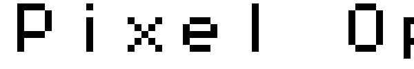 Pixel Operator font preview