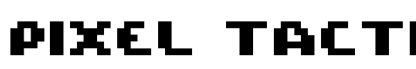 Pixel Tactical font
