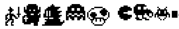 Pixel Charas font