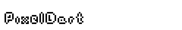 PixelDart font
