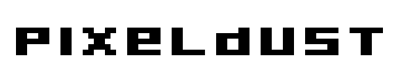 Pixeldust font preview