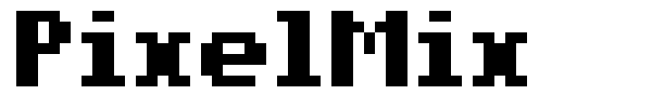 PixelMix font