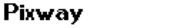 Pixway font