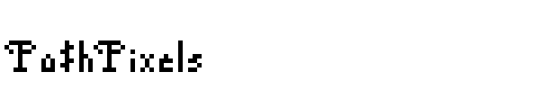 Po$h Pixels font