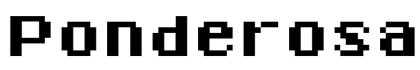 Ponderosa font