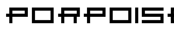 Porpoise font